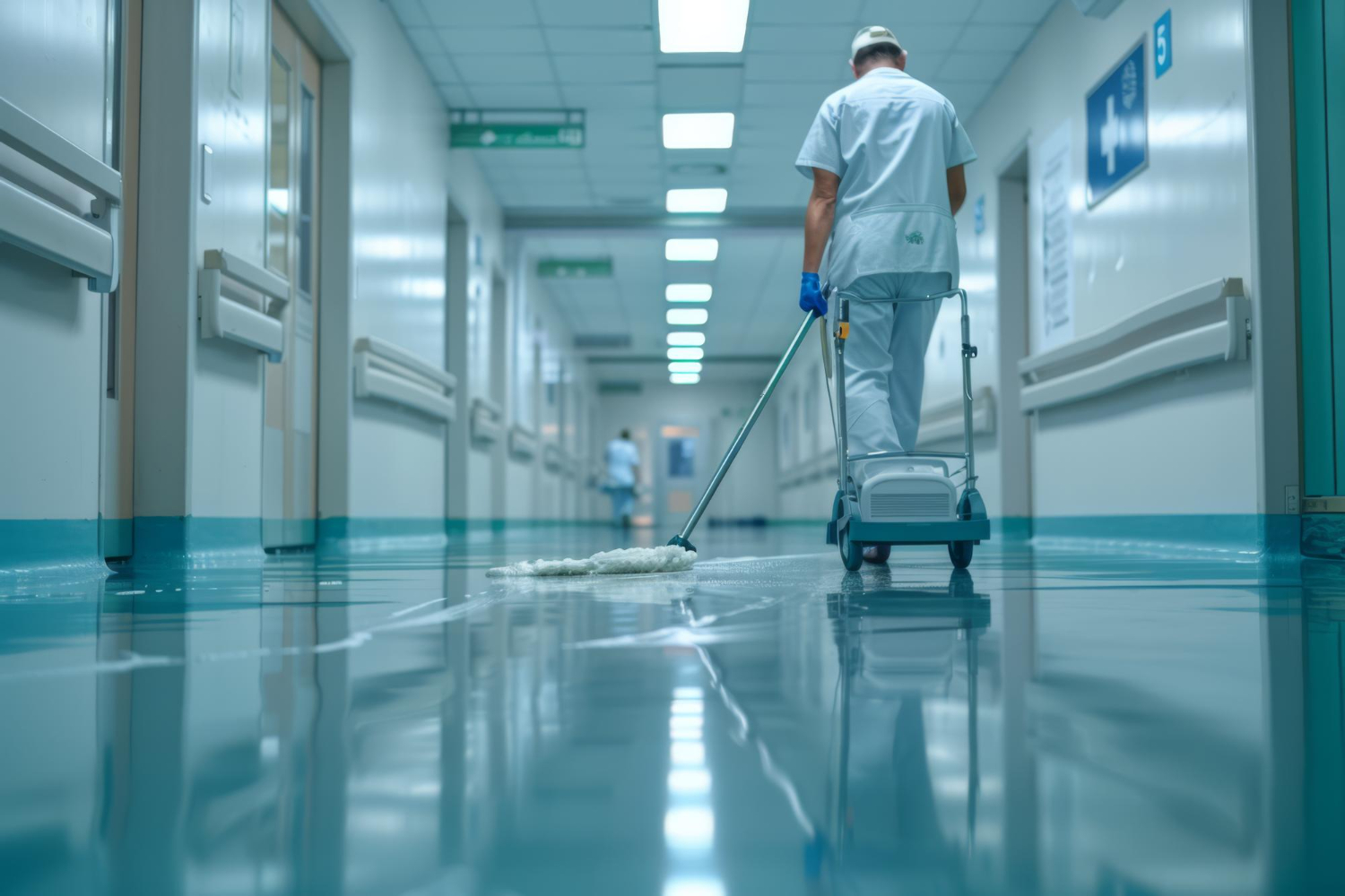 Medical facility cleaning